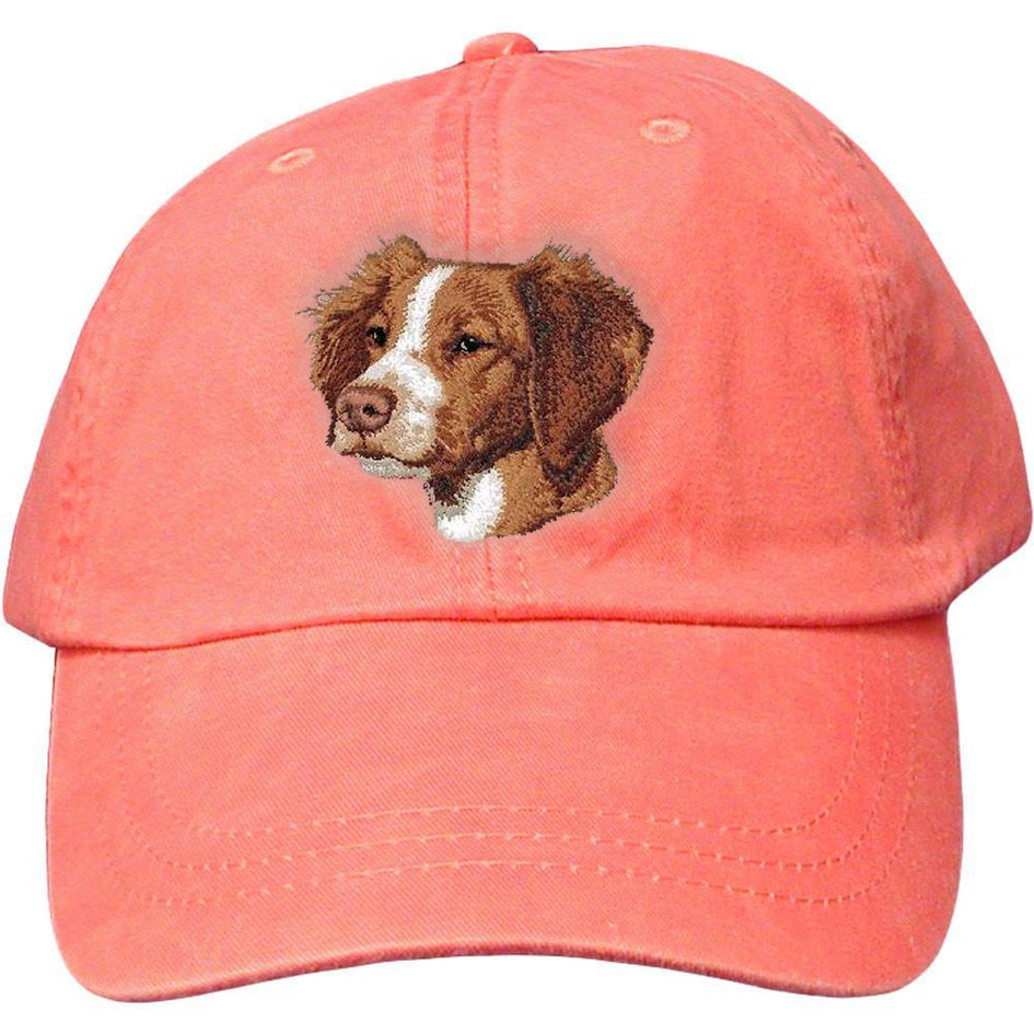 Embroidered Baseball Caps Peach  Brittany D102