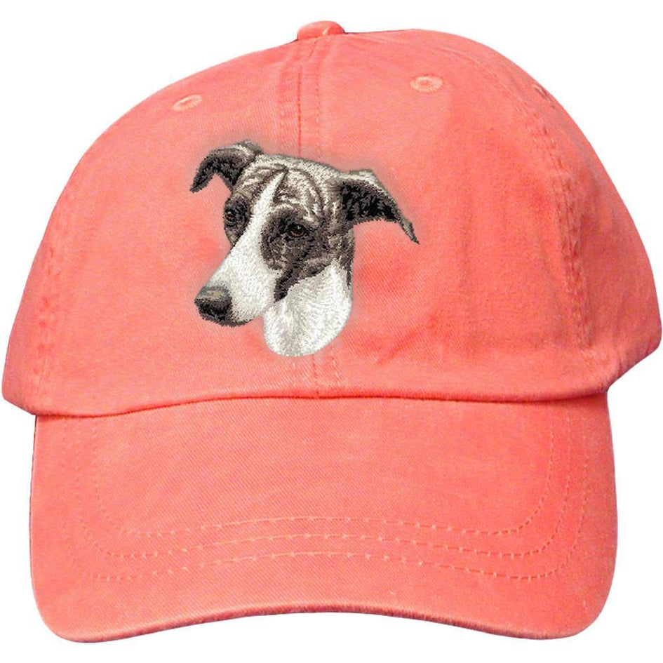Embroidered Baseball Caps Peach  Greyhound D69