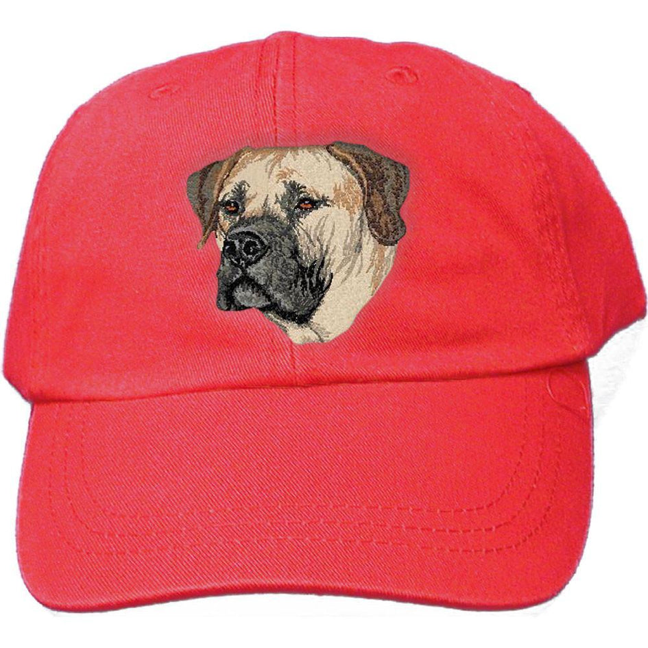 Embroidered Baseball Caps Red  Boerboel DV209