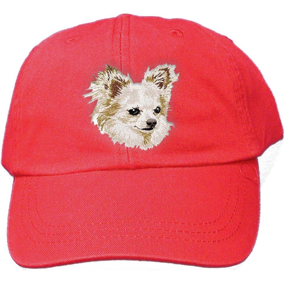 Embroidered Baseball Caps Red  Chihuahua DV206