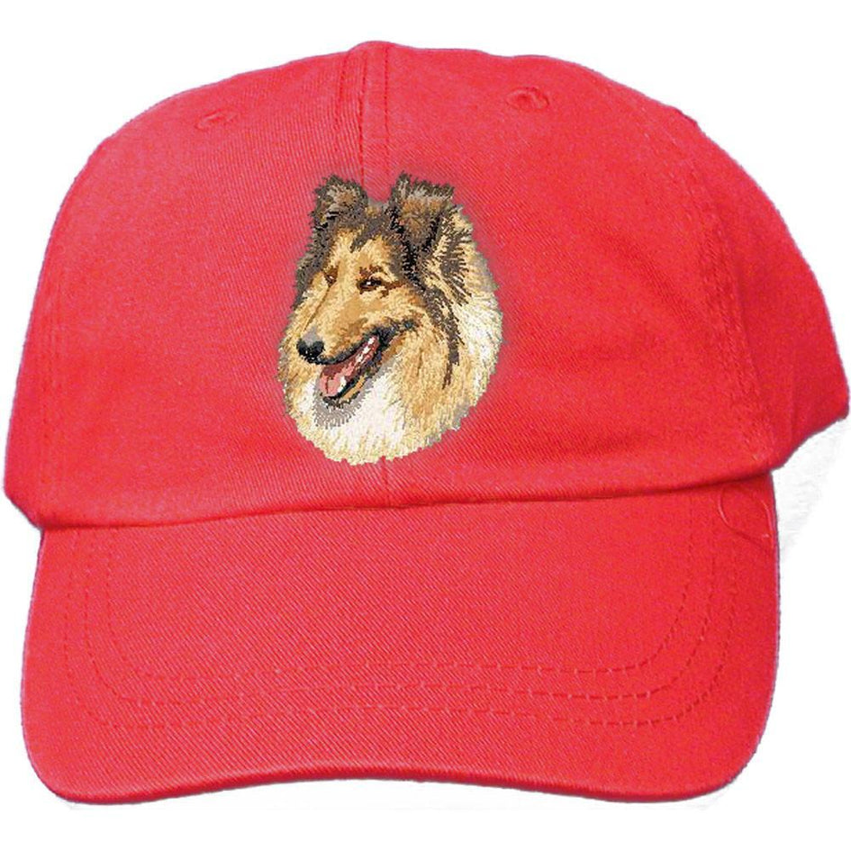 Embroidered Baseball Caps Red  Collie DV417