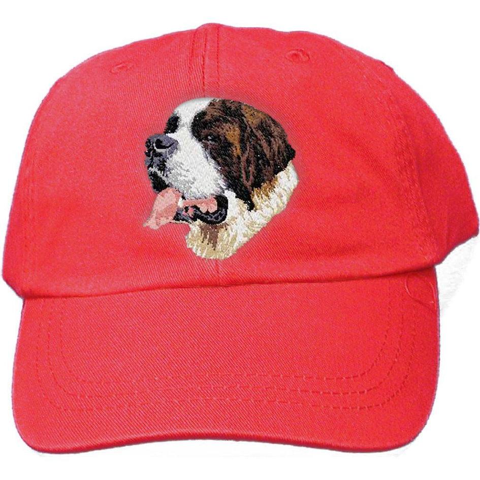 Embroidered Baseball Caps Red  Saint Bernard DM251