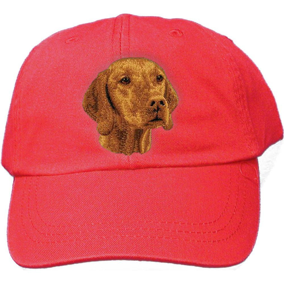 Embroidered Baseball Caps Red  Vizsla D93