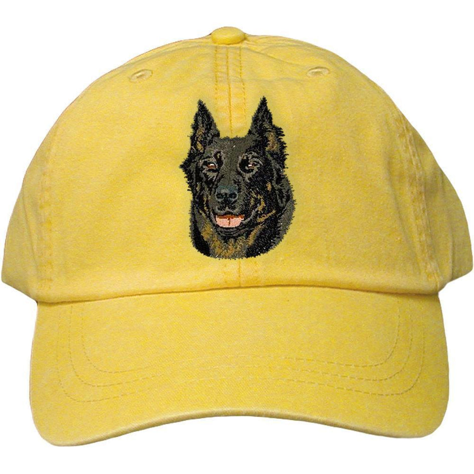 Embroidered Baseball Caps Yellow  Beauceron DV165