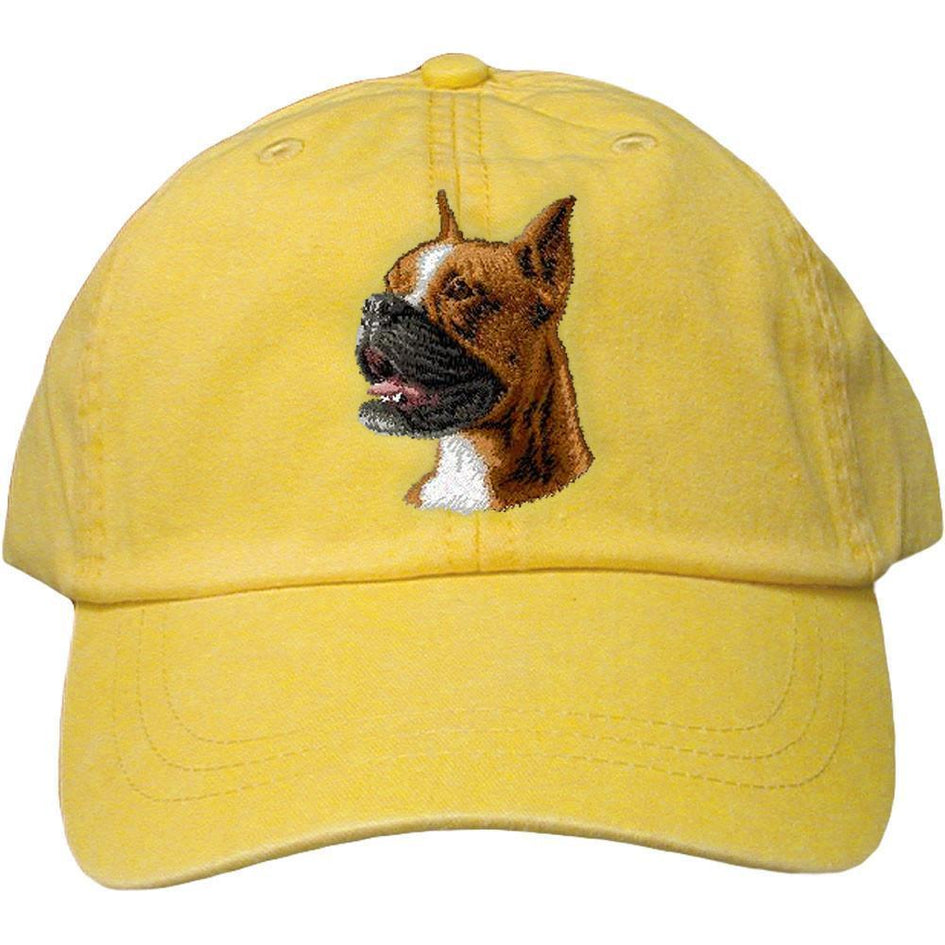 Embroidered Baseball Caps Yellow  Boxer D19