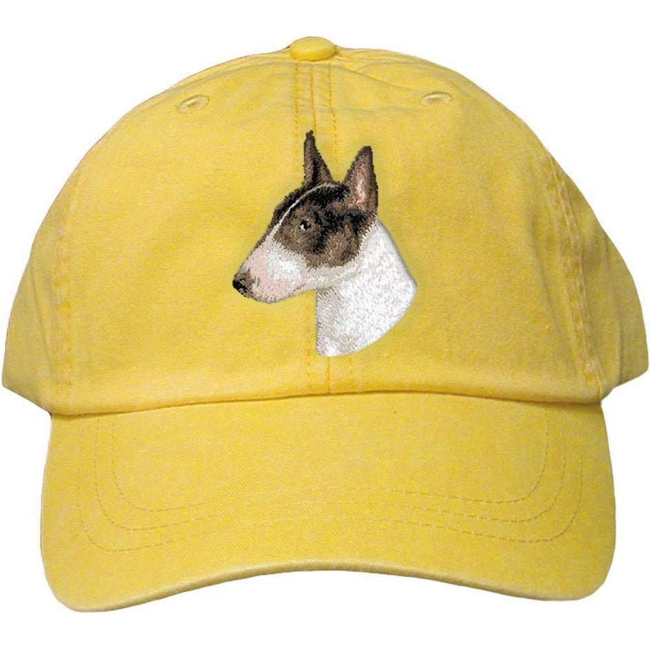 Embroidered Baseball Caps Yellow  Bull Terrier D96