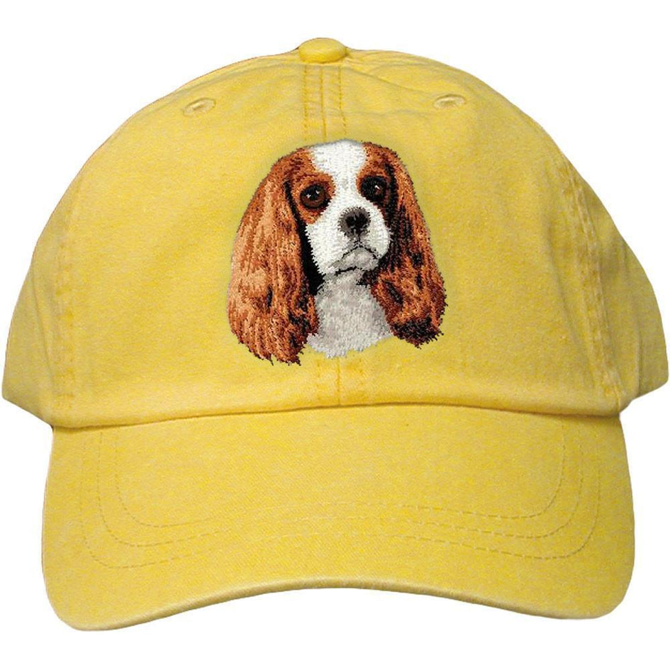 Embroidered Baseball Caps Yellow  Cavalier King Charles Spaniel D11