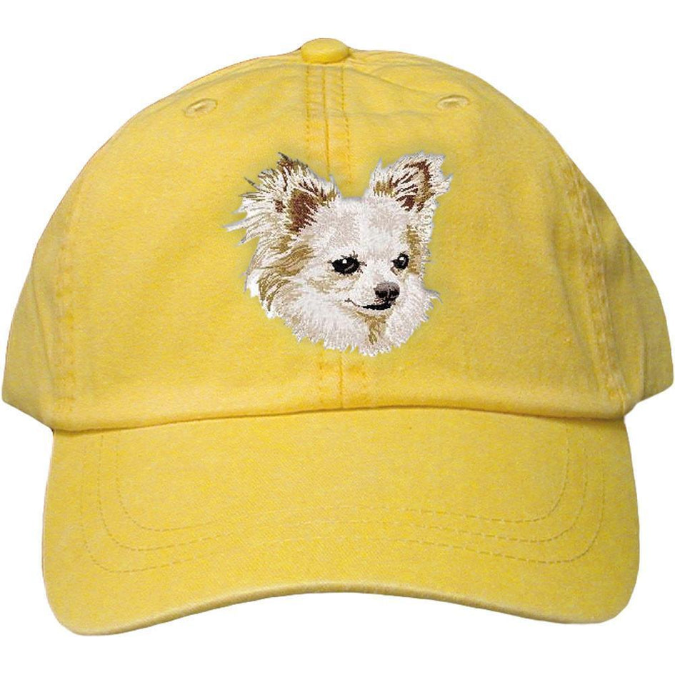 Embroidered Baseball Caps Yellow  Chihuahua DV206