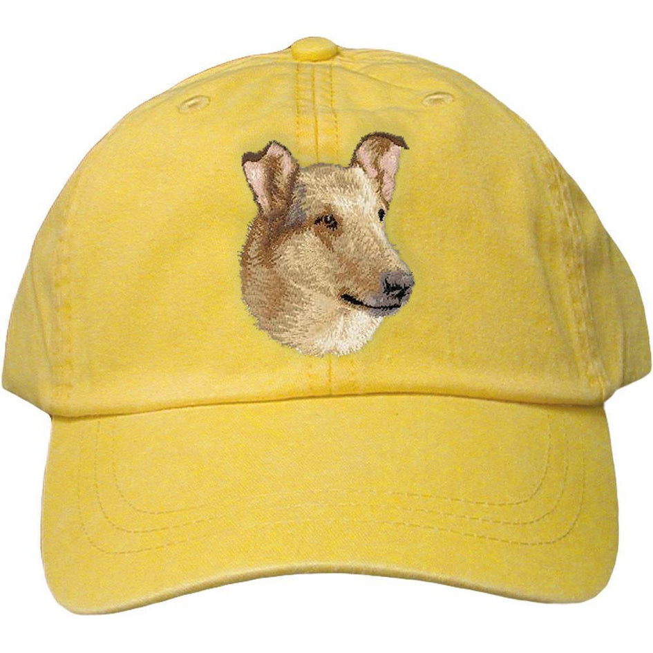 Embroidered Baseball Caps Yellow  Collie D150