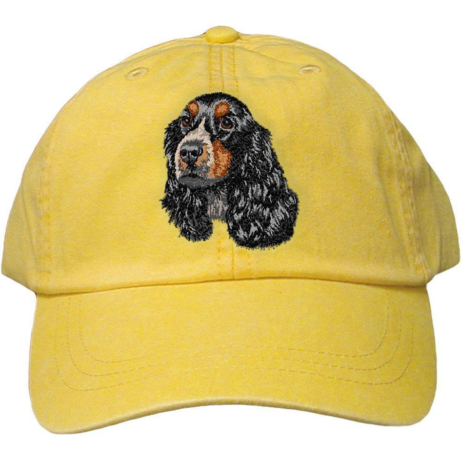 Embroidered Baseball Caps Yellow  English Cocker Spaniel DV414