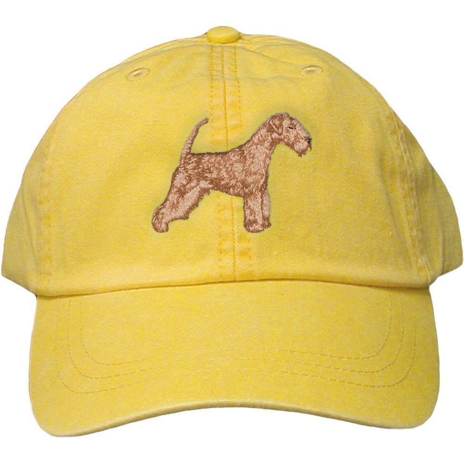 Embroidered Baseball Caps Yellow  Lakeland Terrier DV320