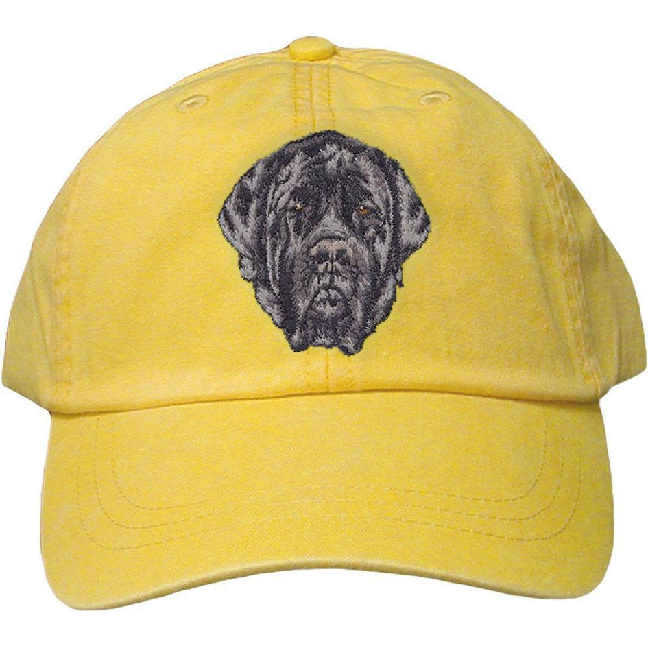 Embroidered Baseball Caps Yellow  Mastiff D135