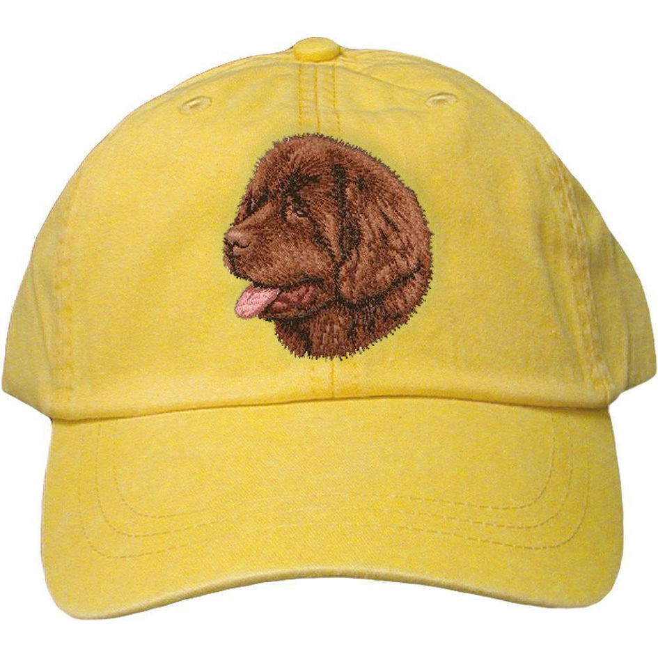 Embroidered Baseball Caps Yellow  Newfoundland D36
