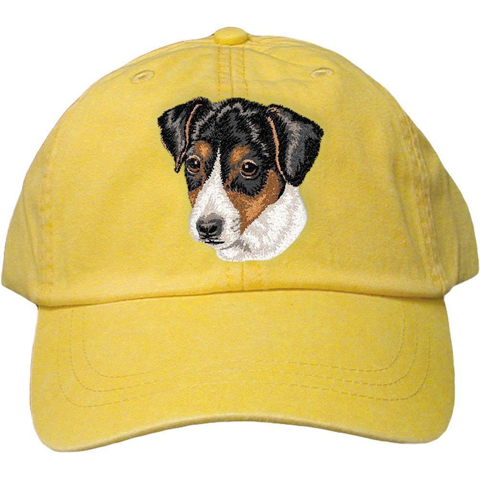 Embroidered Baseball Caps Yellow  Parson Russell Terrier DV351