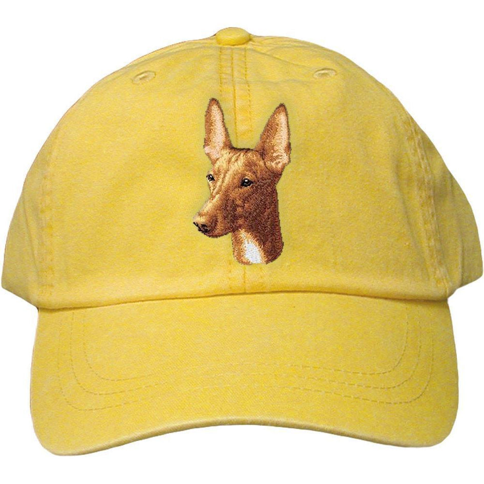 Embroidered Baseball Caps Yellow  Pharaoh Hound D90
