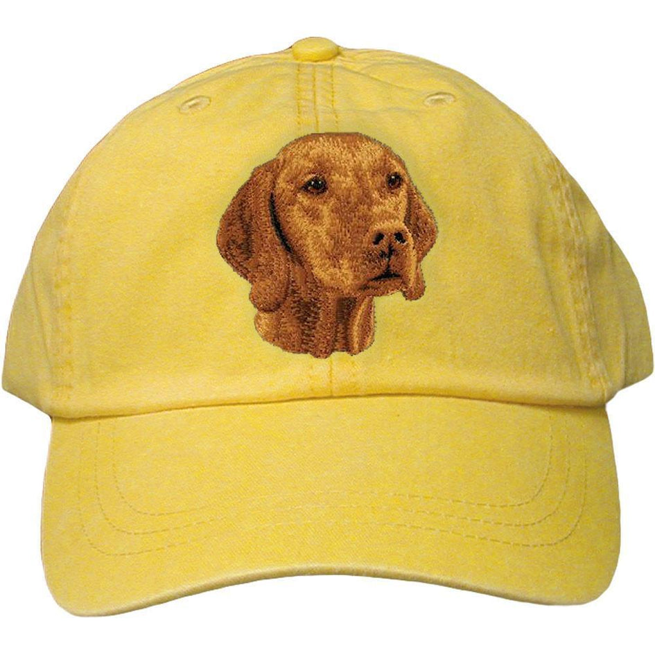 Embroidered Baseball Caps Yellow  Vizsla D93