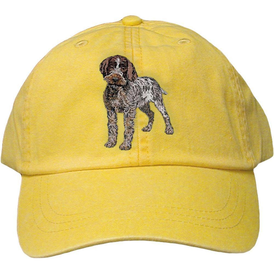 Embroidered Baseball Caps Yellow  Wirehaired Pointing Griffon DV193