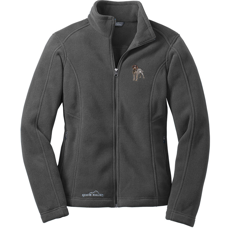 Wirehaired Pointing Griffon Embroidered Ladies Fleece Jackets