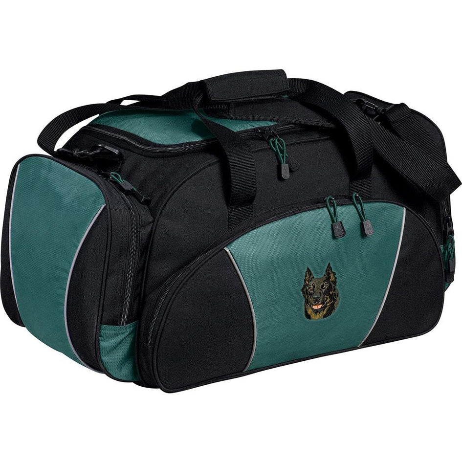 Embroidered Duffel Bags Hunter Green  Beauceron DV165