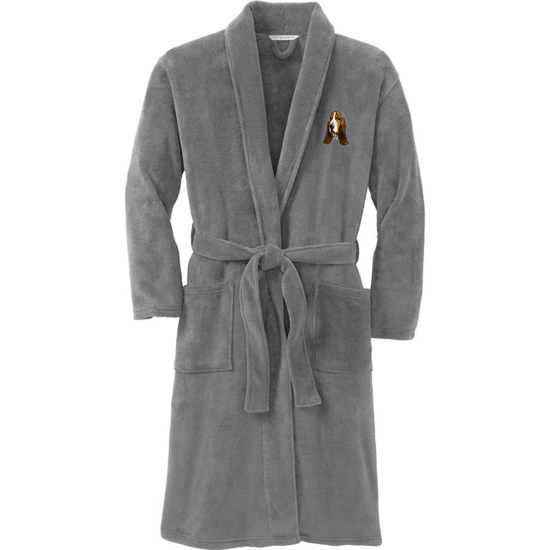 Basset Hound Plush Microfleece Robe
