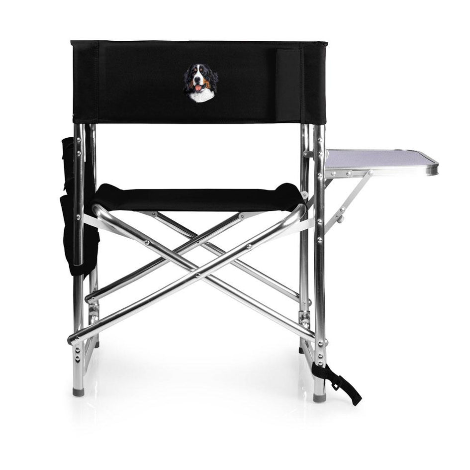 Bernese Mountain Dog Embroidered Sports Chair