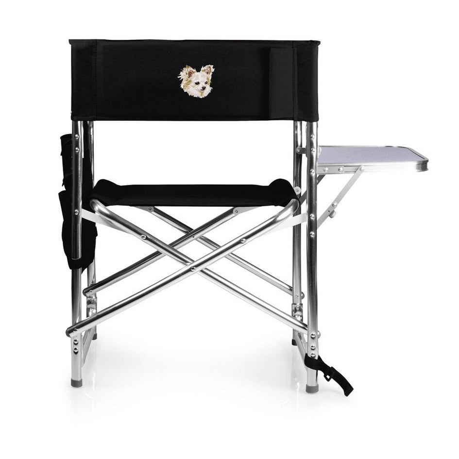 Chihuahua Embroidered Sports Chair