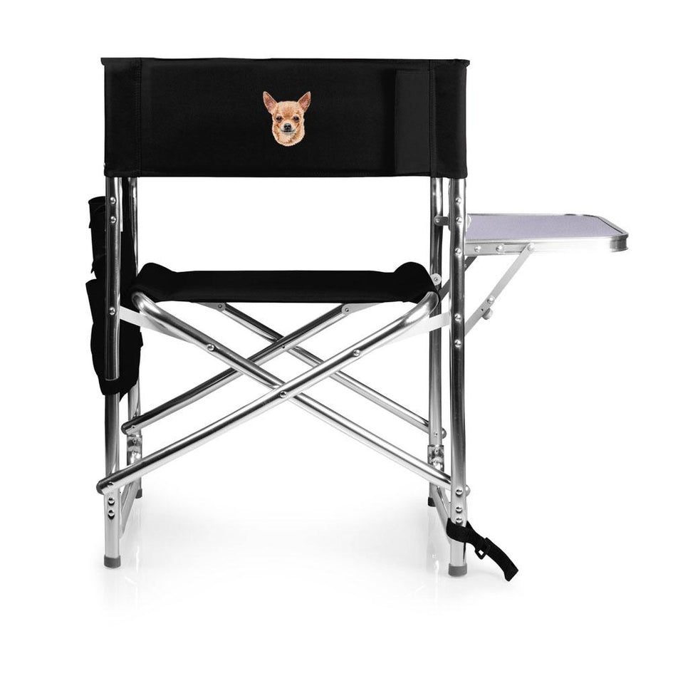 Chihuahua Embroidered Sports Chair