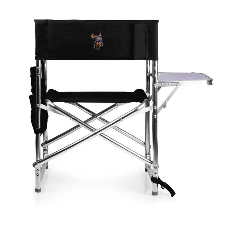 Doberman Pinscher Embroidered Sports Chair
