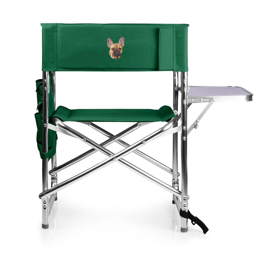 French Bulldog Embroidered Sports Chair