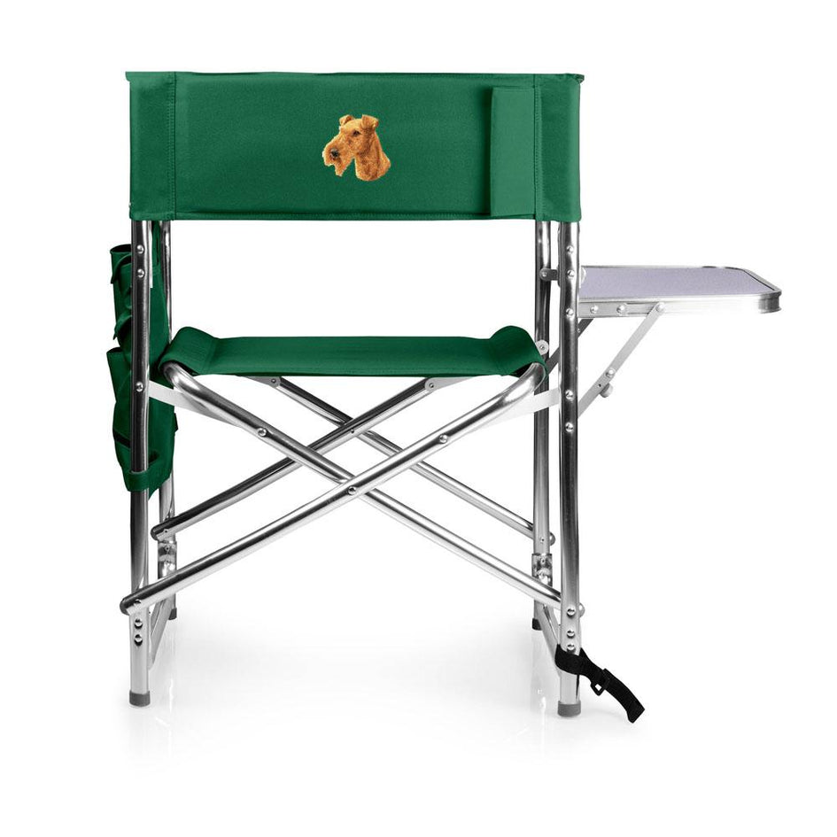 Irish Terrier Embroidered Sports Chair