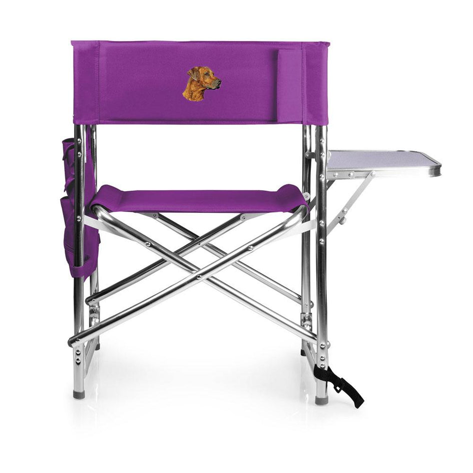 Rhodesian Ridgeback Embroidered Sports Chair