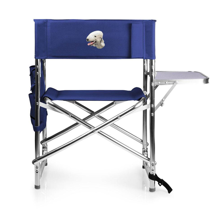 Bedlington Terrier Embroidered Sports Chair