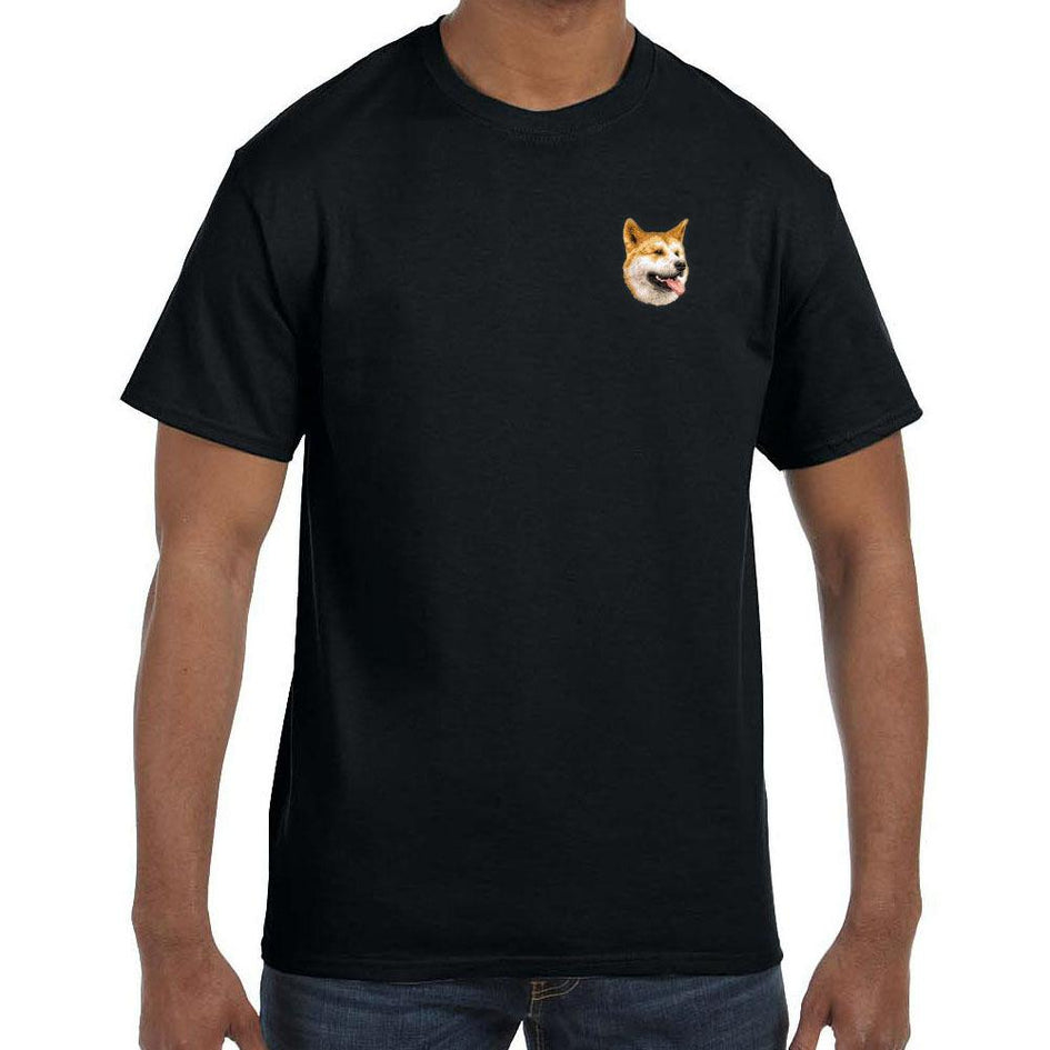 Shiba Inu Embroidered Mens AKC | Shop T-Shirts