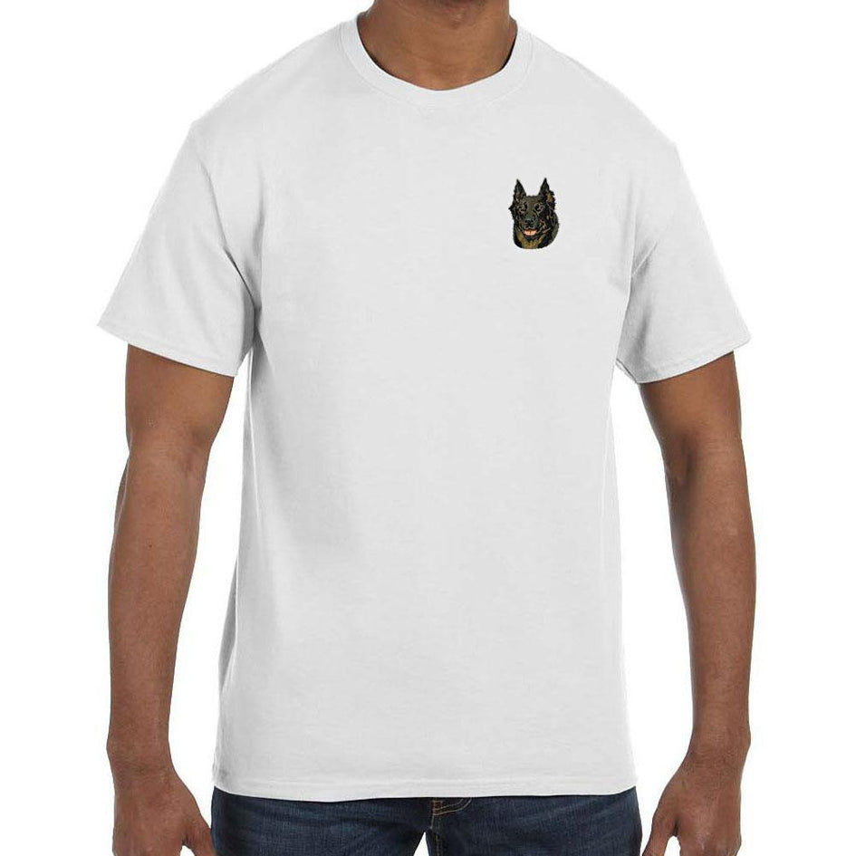Beauceron Embroidered Mens T-Shirts
