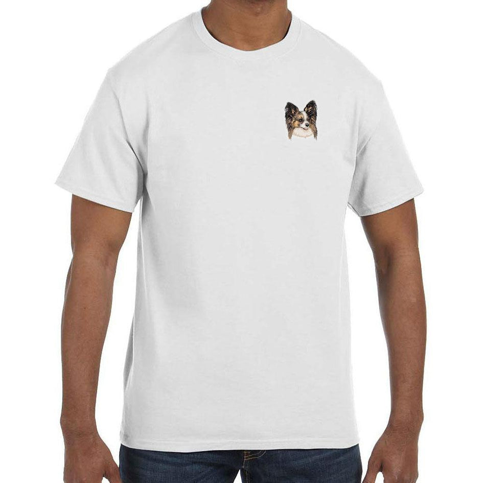 Papillon Embroidered Mens T-Shirts