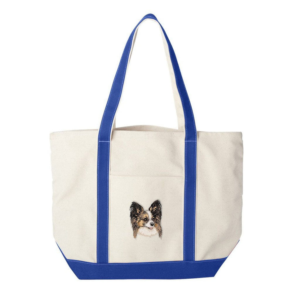 Papillon Embroidered Tote Bag