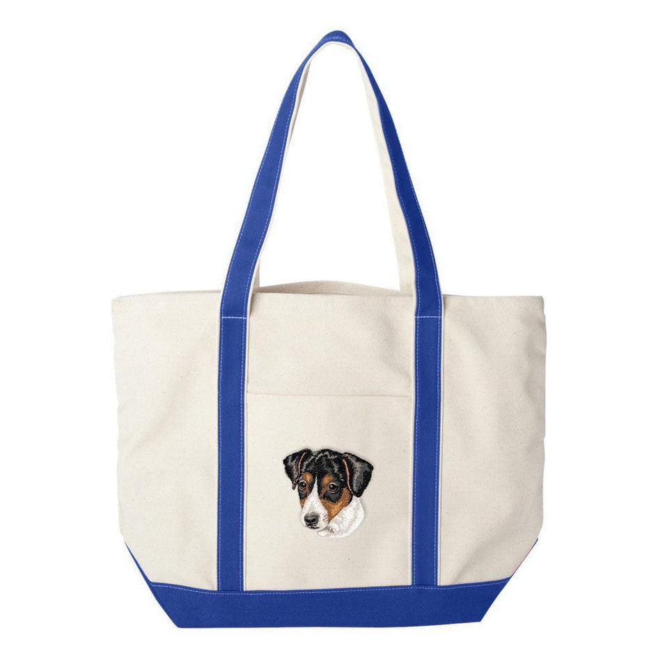 Parson Russell Terrier Embroidered Tote Bag