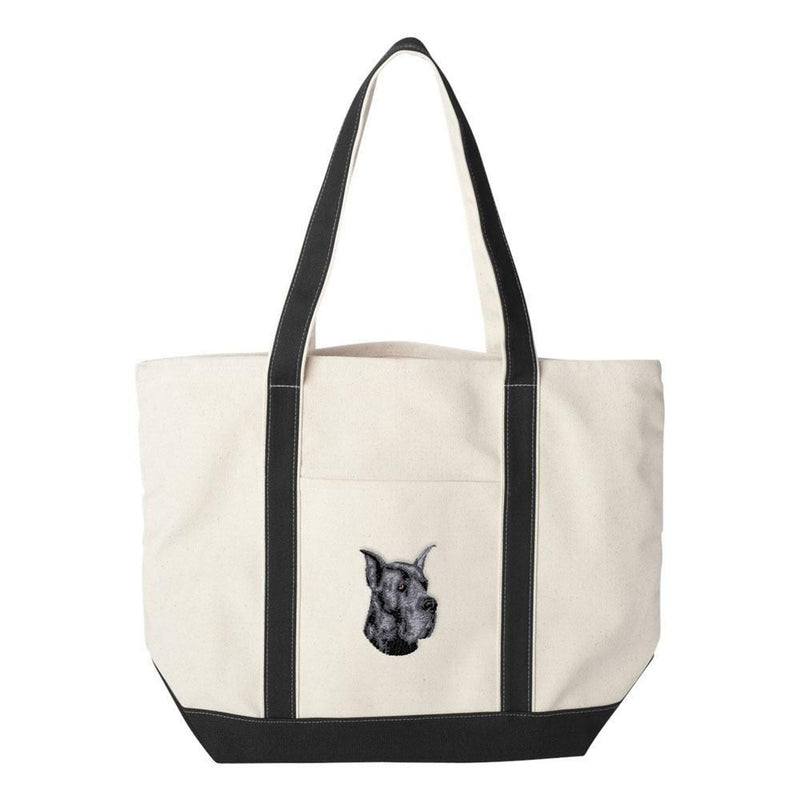 Great Dane Embroidered Tote Bag