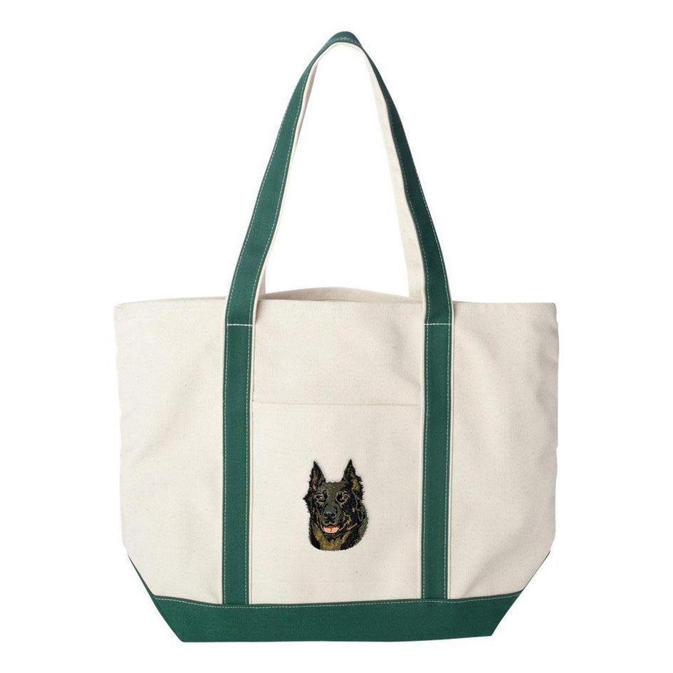 Embroidered Tote Bag Red  Beauceron DV165
