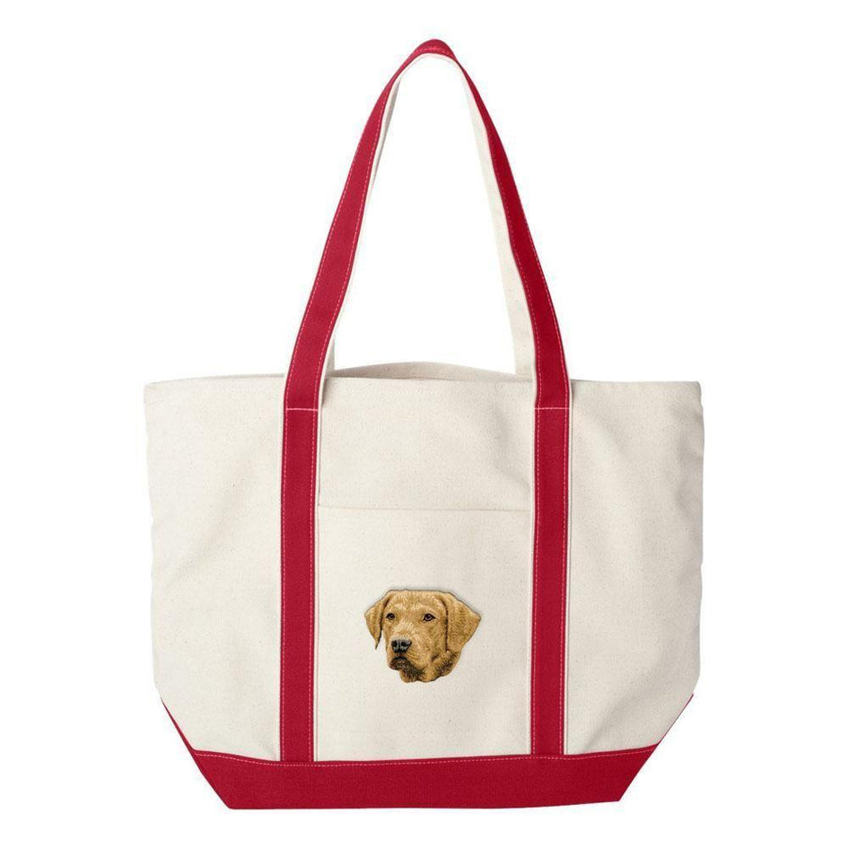Embroidered Tote Bag Green  Chesapeake Bay Retriever D143
