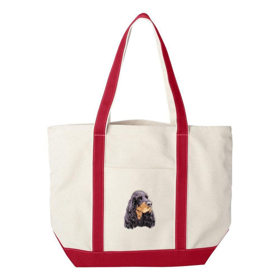Gordon Setter Embroidered Tote Bag | AKC Shop
