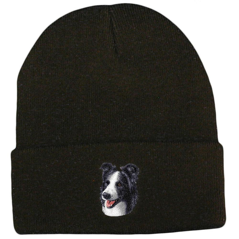Border Collie Embroidered Beanies