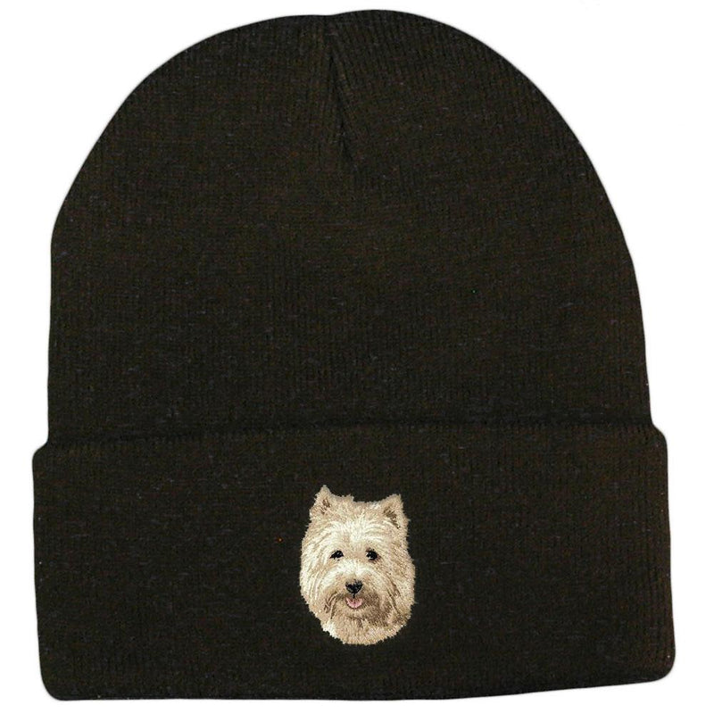 Cairn Terrier Embroidered Beanies