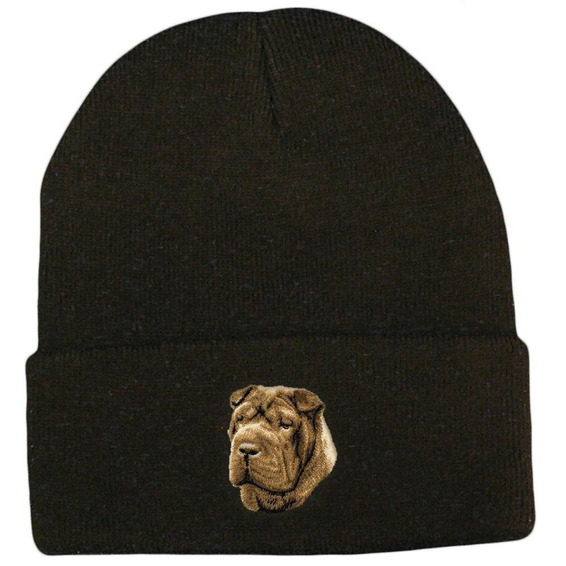 Chinese Shar Pei Embroidered Beanies
