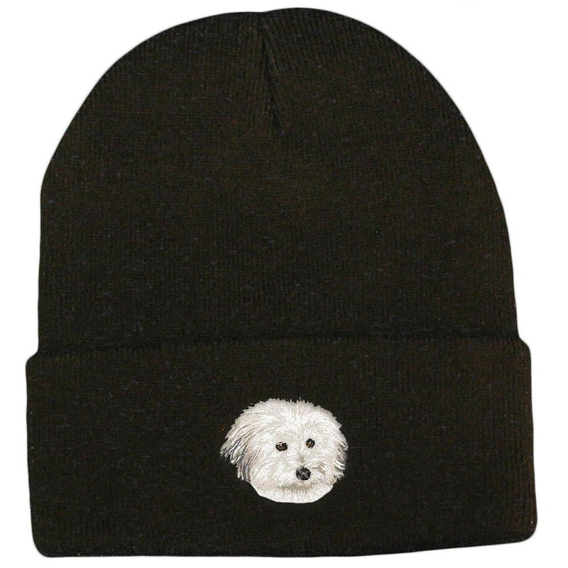 Coton de Tulear Embroidered Beanies