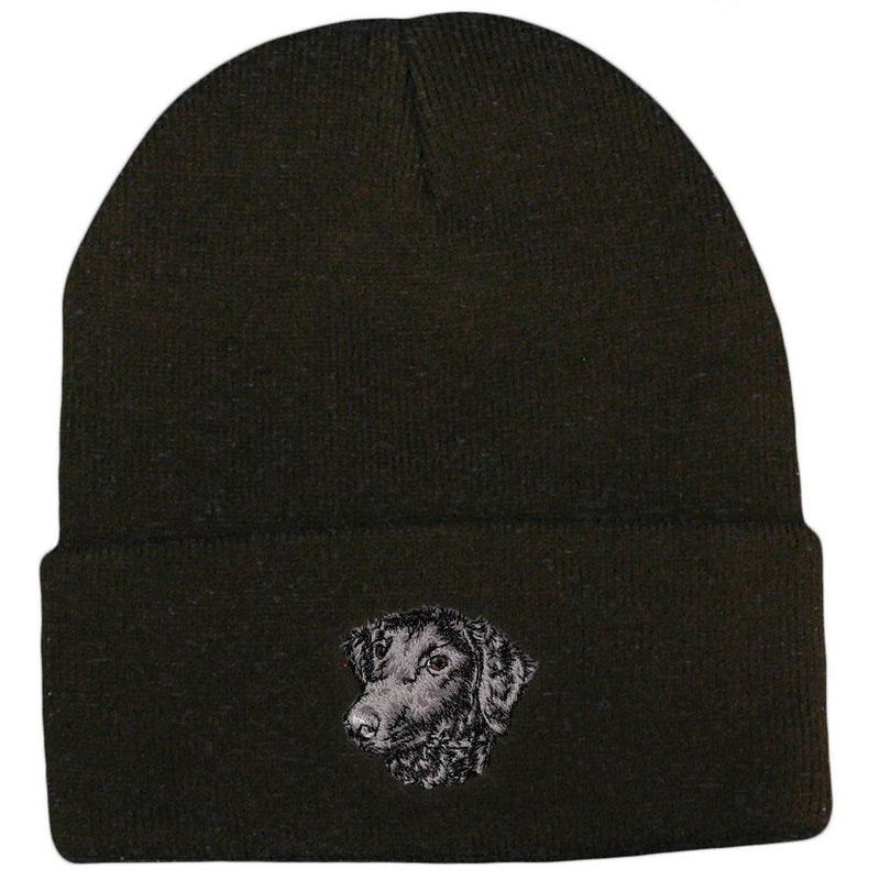 Curly-Coated Retriever Embroidered Beanies
