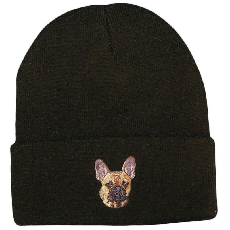 French Bulldog Embroidered Beanies