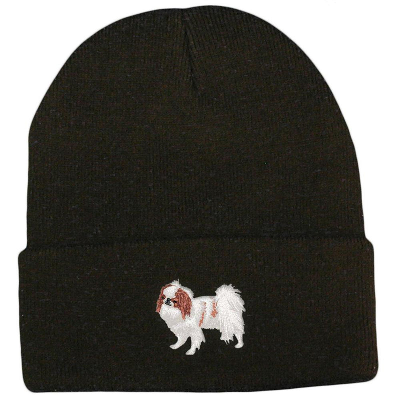 Japanese Chin Embroidered Beanies