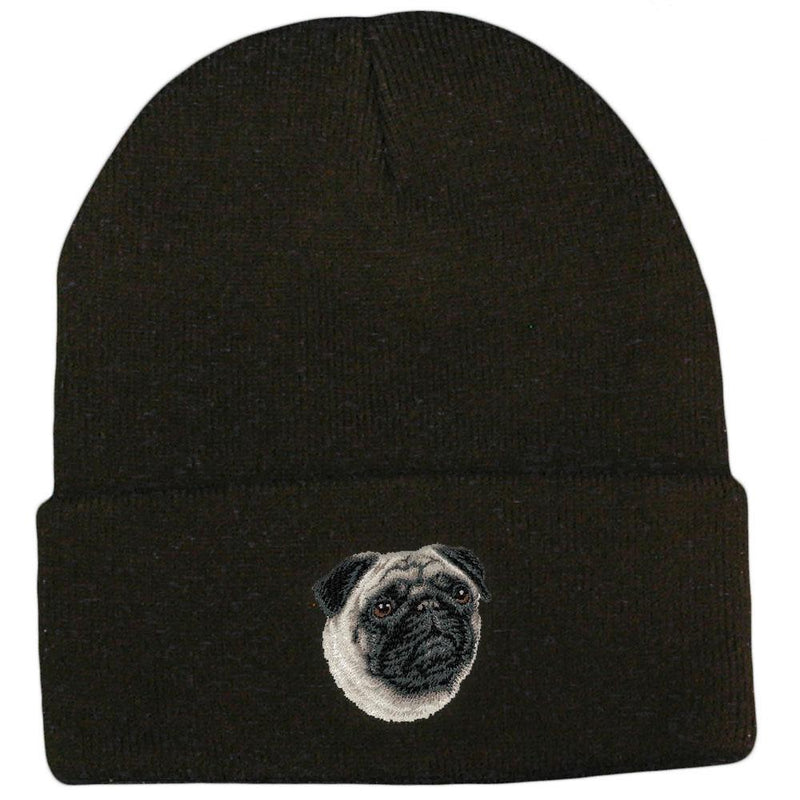 Pug Embroidered Beanies