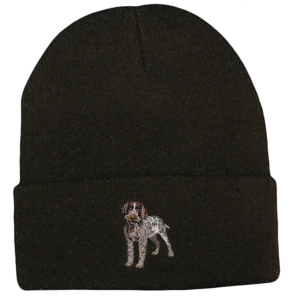 Embroidered Beanies Black  Wirehaired Pointing Griffon DV193